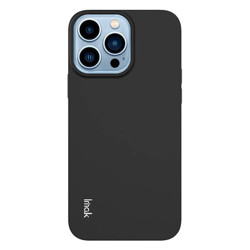 IMAK UC-2 Series Scratch-resistant Flexible TPU Skin-feel Phone Cover Case for iPhone 13 Pro Max 6.7 inch - Black - 1