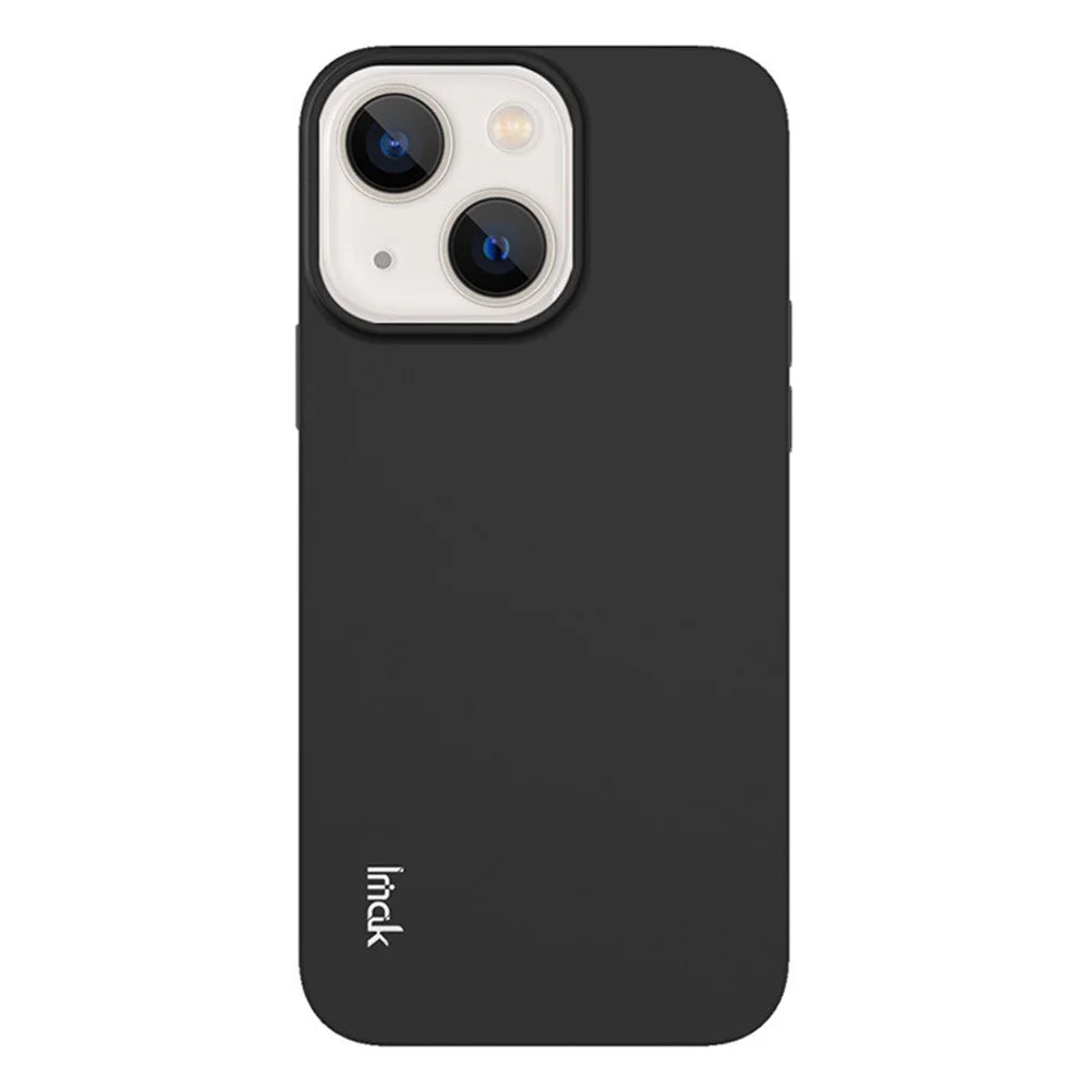 IMAK UC-2 Series Soft TPU Skin-feel Cell Phone Protective Case Cover for iPhone 13 mini 5.4 inch - Black - 1