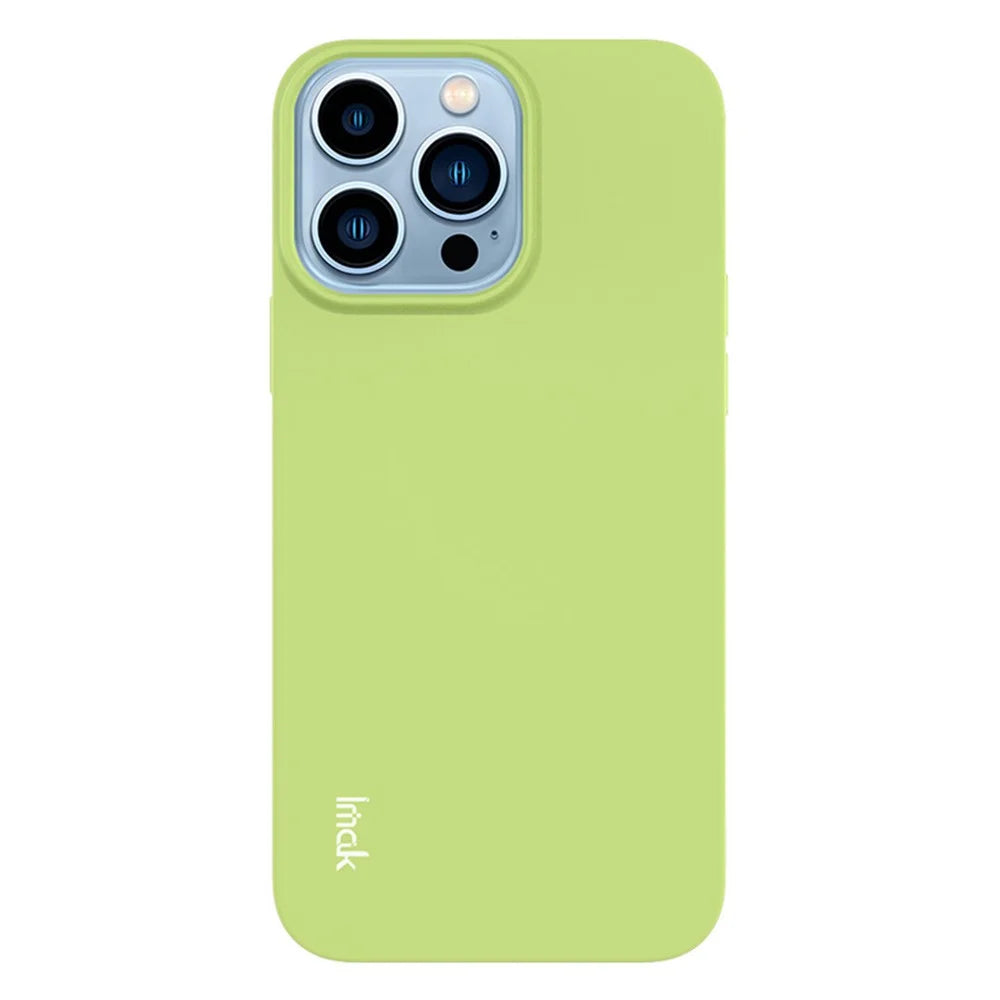 IMAK UC-2 Series Scratch-resistant TPU Case Phone Back Cover Shell for iPhone 13 Pro 6.1 inch - Green - 1
