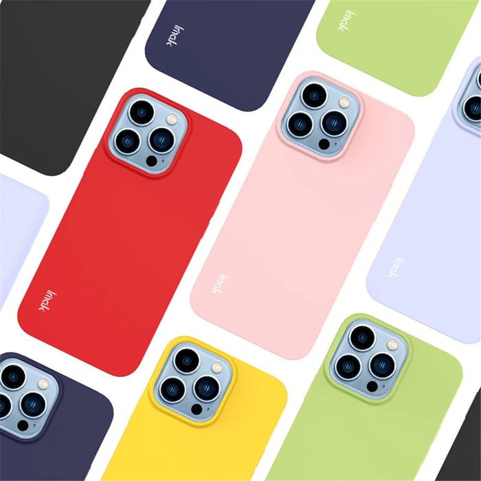 IMAK UC-2 Series Scratch-resistant TPU Case Phone Back Cover Shell for iPhone 13 Pro 6.1 inch - Green - 6