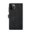 For iPhone 12 / 12 Pro Phone Cases with Strap CASEME C30 Zipper Multiple Card Holder PU Leather Cover - Black - 3