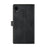 For iPhone XR Phone Cases with Strap CASEME C30 Zipper Multiple Card Holder PU Leather Cover - Black - 3
