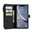 For iPhone XR Phone Cases with Strap CASEME C30 Zipper Multiple Card Holder PU Leather Cover - Black - 6