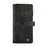 For iPhone 12 Pro Max Phone Cases with Strap CASEME C30 Zipper Multiple Card Holder PU Leather Cover - Black - 2
