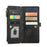 For iPhone 12 Pro Max Phone Cases with Strap CASEME C30 Zipper Multiple Card Holder PU Leather Cover - Black - 5