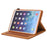 Full Protection PU Leather Stand Wallet Tablet Cover with Auto Sleep / Wake for iPad mini (2024) / mini (2021) - Brown - 4