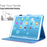 Stand Cross Texture Pattern Printing Leather Case with Auto Wake / Sleep for iPad mini (2024) / mini (2021) - Girl on The Moon - 6