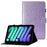 Glittery Powder Card Slots Stand PU Leather + TPU Shell for iPad mini (2024) / mini (2021) - Purple - 1