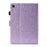 Glittery Powder Card Slots Stand PU Leather + TPU Shell for iPad mini (2024) / mini (2021) - Purple - 3
