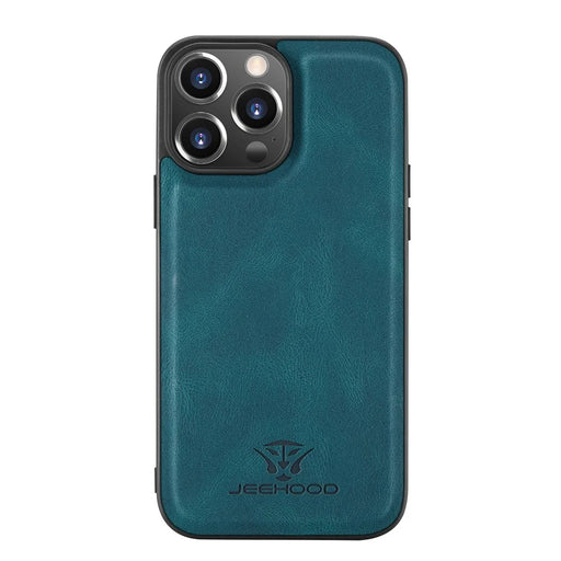 JEEHOOD Anti-drop Magnetic Clasp Kickstand Wallet Design Detachable 2-in-1 Leather Coated TPU Phone Case for iPhone 13 Pro Max 6.7 inch - Green - 2