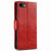 For iPhone SE (2022) / SE (2020) / 8 / 7 / 6 Phone Cases CASENEO PU Leather Cover Stand with RFID Blocking Wallet - Red - 3