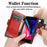 For iPhone SE (2022) / SE (2020) / 8 / 7 / 6 Phone Cases CASENEO PU Leather Cover Stand with RFID Blocking Wallet - Red - 7