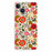 Pattern Printing Design Flexible TPU Bumper Protective Back Case Cover for iPhone 13 6.1 inch - Colorful Flowers - 1