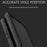 LOVE MEI Multi-Protection Shockproof Dropproof Dustproof Phone Protective Case with Tempered Glass Film for iPhone 13 Pro 6.1 inch - Black - 5