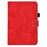 Built-In Card Slots Supporting Stand Quality Leather + TPU Tablet Case for iPad mini (2024) / mini (2021) - Red - 2