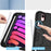 Contrast Color PC + TPU + Silicone Shockproof Tablet Case Cover with Kickstand for iPad mini (2024) / mini (2021) - Black / Black - 5