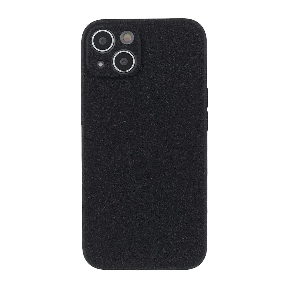 Anti-Scratch Anti-Drop Lightweight Double-Sided Frosted TPU Phone Shell for iPhone 13 mini 5.4 inch - Black - 2