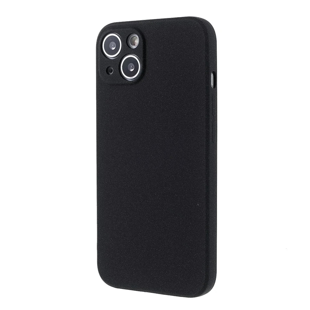 Anti-Scratch Anti-Drop Lightweight Double-Sided Frosted TPU Phone Shell for iPhone 13 mini 5.4 inch - Black - 3
