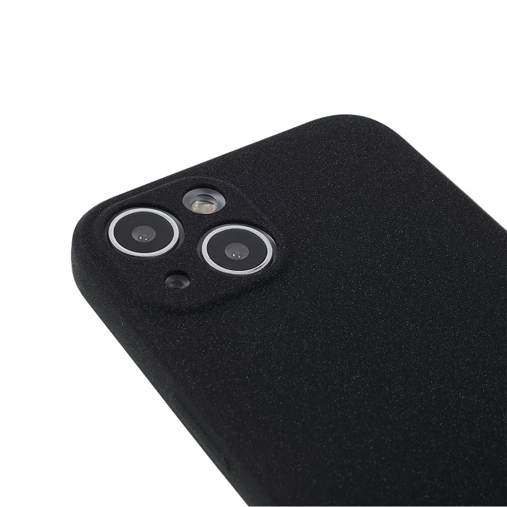 Anti-Scratch Anti-Drop Lightweight Double-Sided Frosted TPU Phone Shell for iPhone 13 mini 5.4 inch - Black - 5