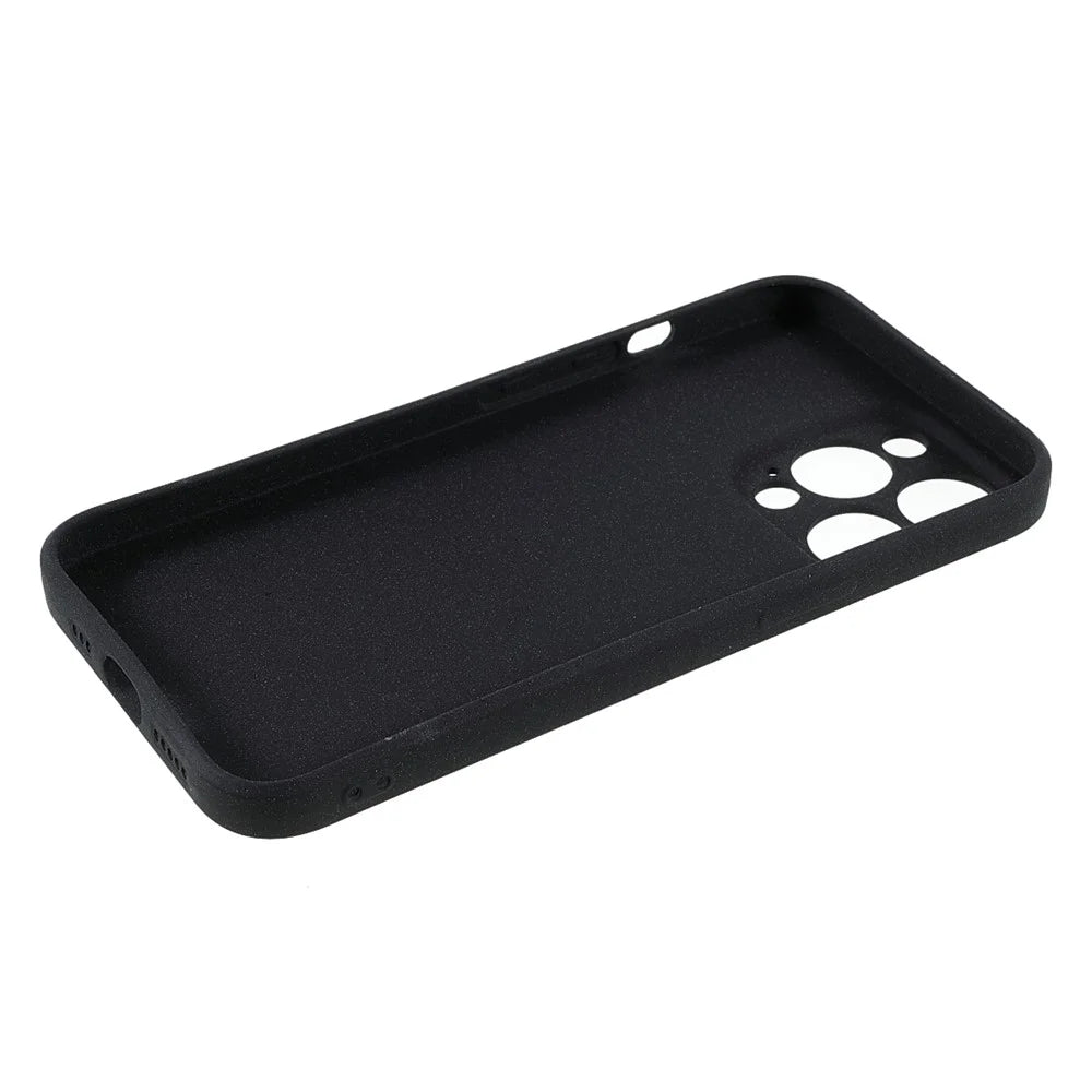Double-sided Matte Wear-Resistant TPU Phone Case Cover for iPhone 13 Pro Max 6.7 inch - Black - 7