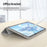 Magnetic Absorption Origami Smart TPU + PU Leather Case Tablet Cover for iPad mini (2024) / mini (2021) - Midnight Green - 6