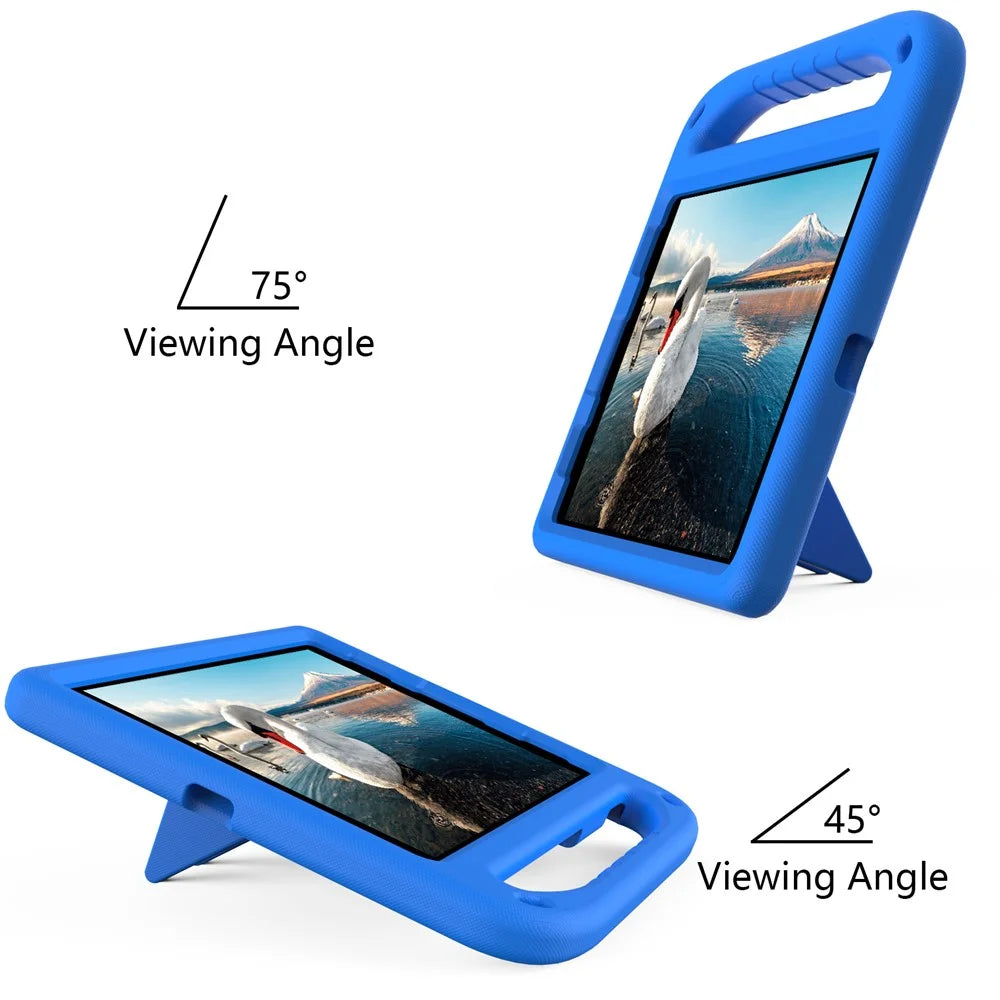 Shockproof Kickstand Design Hard EVA Tablet Case Cover with Handle for iPad Pro 11 (2022) /  (2021) / (2020) / (2018) / iPad Air (2020) / Air (2022) - Blue - 4