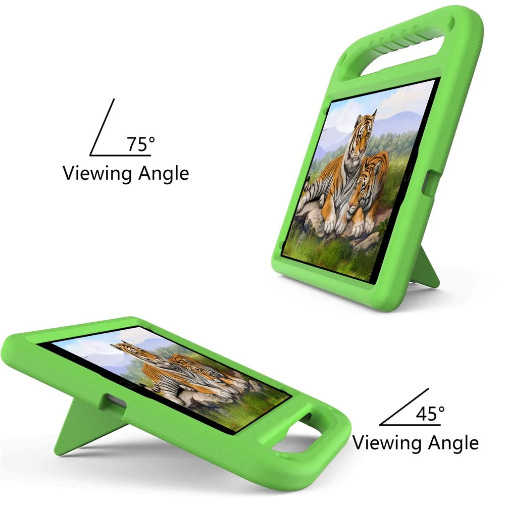 Hard EVA Anti-shock Tablet Case Cover with Handle Kickstand Design for iPad Air 10.5 inch (2019) / iPad Pro 10.5-inch (2017) - Green - 4