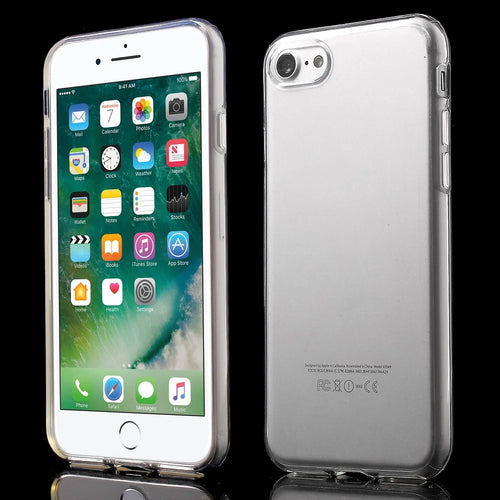 Clear TPU Protective Case for iPhone SE (2020)/SE (2022)/8/7 4.7 inch Lightweight Slim Case - Transparent - 1
