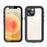REDPEPPER Dot+ Series Transparent Back IP68 Waterproof IP6X Dustproof PC+TPU+PET Phone Case for iPhone 13 mini 5.4 inch - Black - 4