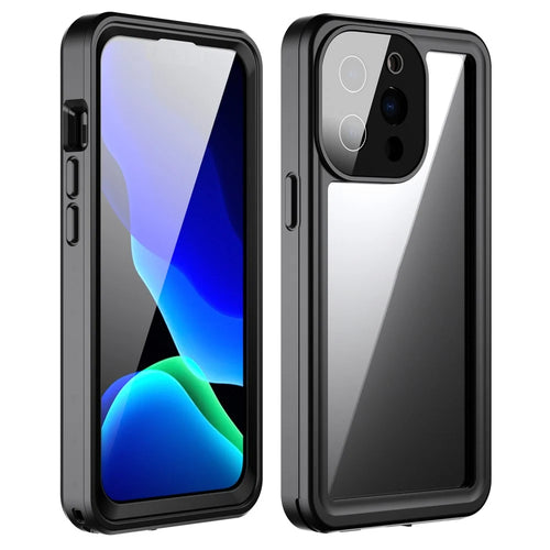 REDPEPPER PRO Series Drop-proof IP68 Waterproof Scratch Resistant Transparent Phone Case for iPhone 13 Pro 6.1 inch - 1