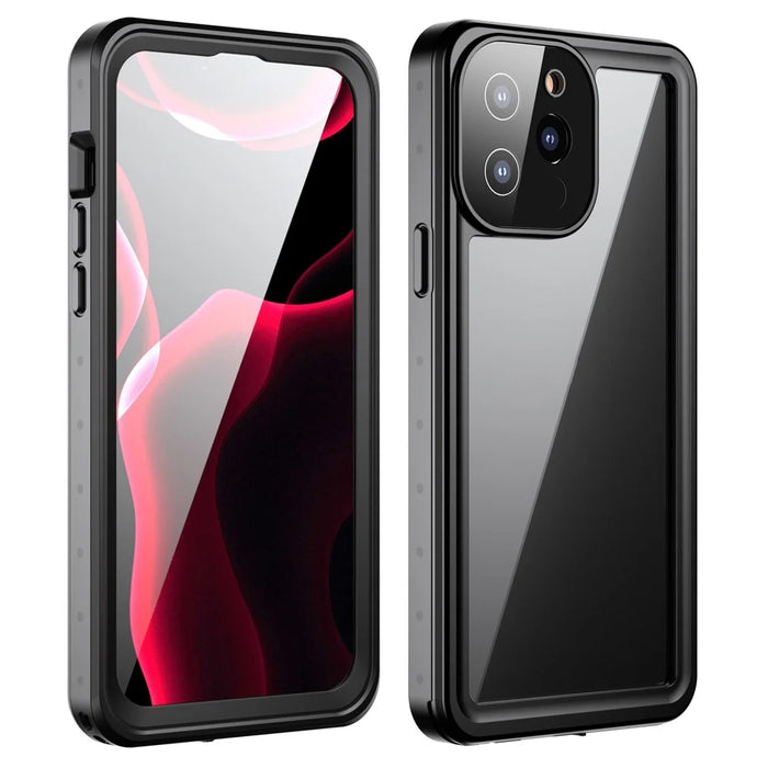REDPEPPER PRO Series Shockproof Drop-proof IP68 Waterproof Transparent Phone Cover Case for iPhone 13 Pro Max 6.7 inch - 1