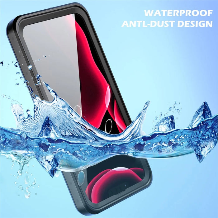 REDPEPPER PRO Series Shockproof Drop-proof IP68 Waterproof Transparent Phone Cover Case for iPhone 13 Pro Max 6.7 inch - 3
