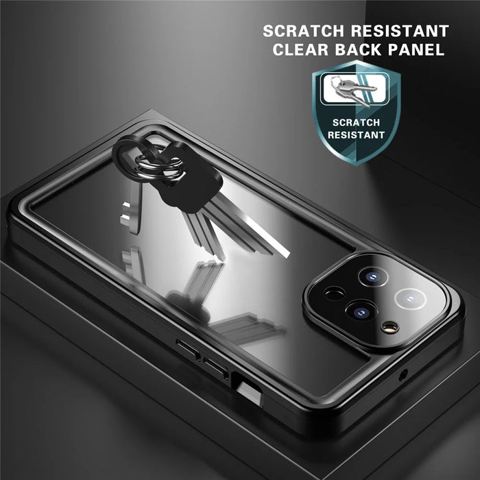 REDPEPPER PRO Series Shockproof Drop-proof IP68 Waterproof Transparent Phone Cover Case for iPhone 13 Pro Max 6.7 inch - 7