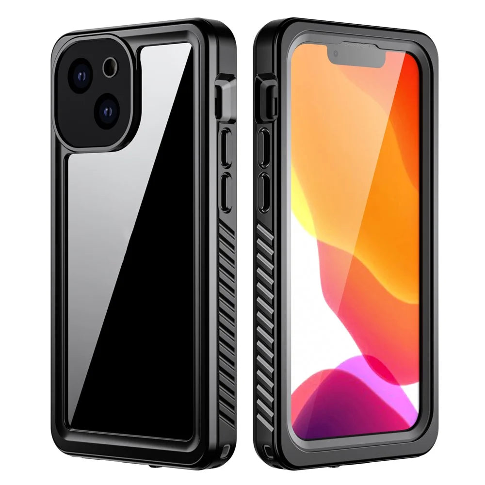 FS Anti-Drop Series IP68 Lightweight Thin Waterproof Transparent Phone Case for iPhone 13 mini 5.4 inch - 1