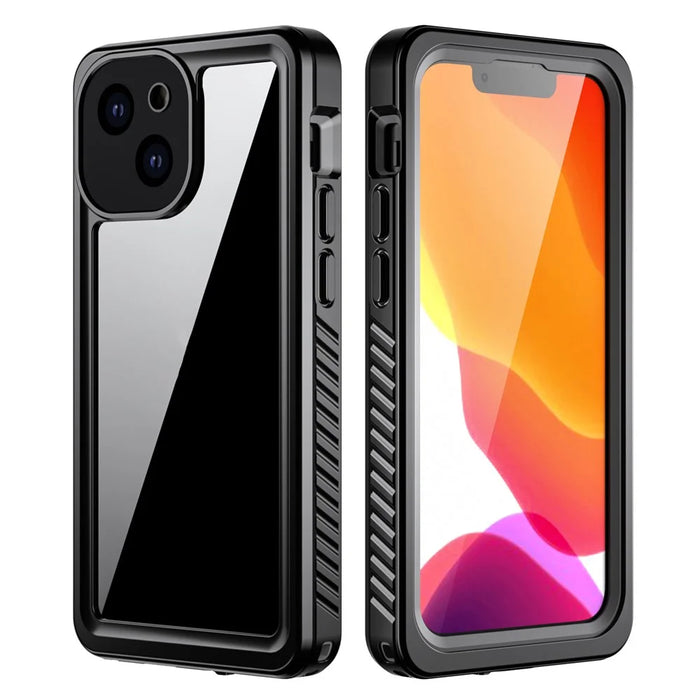 FS Anti-Drop Series IP68 Lightweight Thin Waterproof Transparent Phone Case for iPhone 13 mini 5.4 inch - 1
