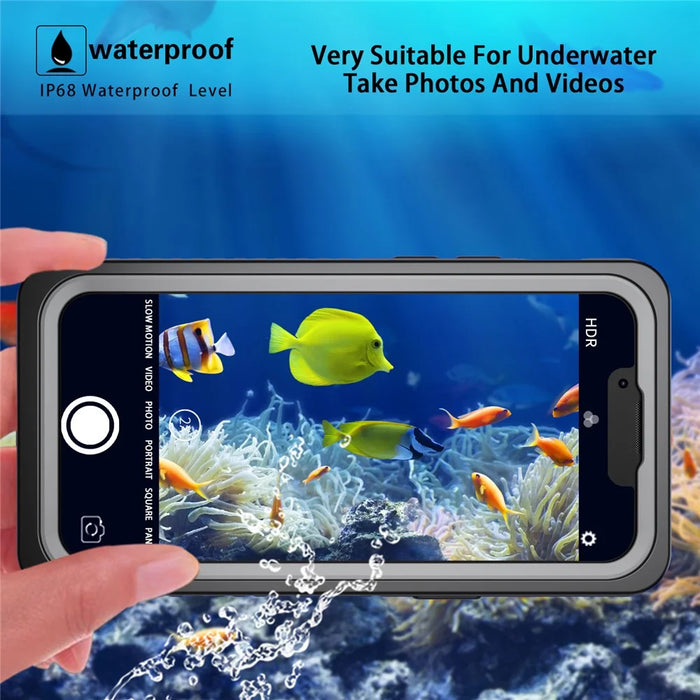 FS Anti-Drop Series IP68 Lightweight Thin Waterproof Transparent Phone Case for iPhone 13 mini 5.4 inch - 5
