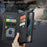 For iPhone 13 Pro Max Phone Cases with Strap CASEME C30 Zipper Multiple Card Holder PU Leather Cover - Black - 6