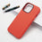 For iPhone 13 6.1 inch Scratch Resistant Quality PU Leather and TPU Phone Case Protective Phone Cover - Red - 2