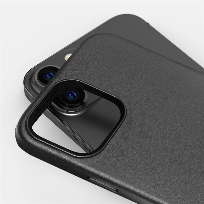 For iPhone 13 6.1 inch Scratch Resistant Quality PU Leather and TPU Phone Case Protective Phone Cover - Red - 6
