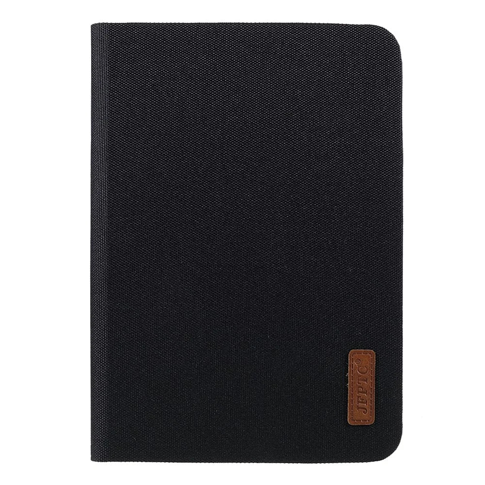 JFPTC Cloth Texture Auto-Absorbed PU Leather Tablet Protective Case Shell for iPad mini (2024) / mini (2021) - Black - 1