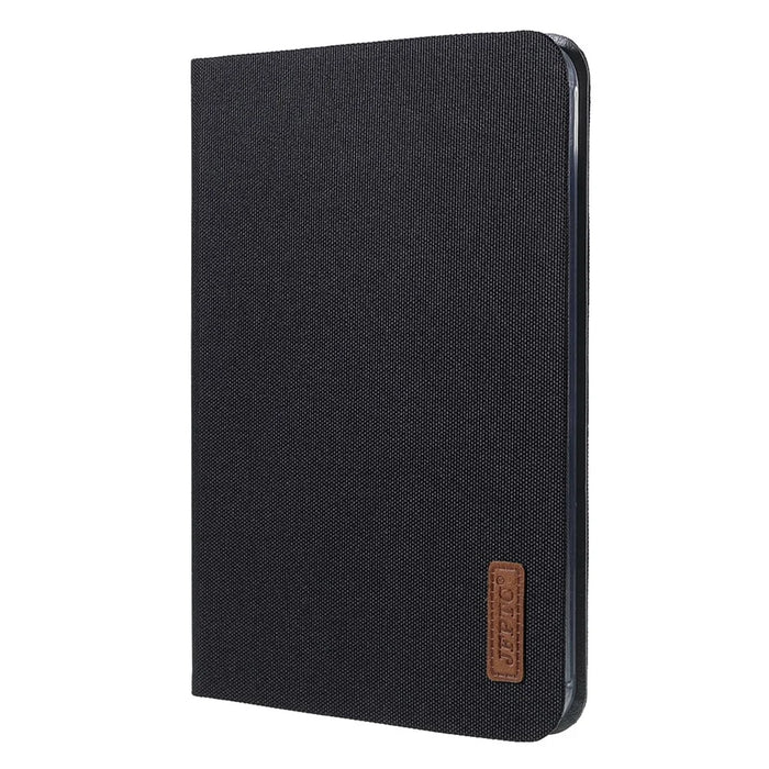 JFPTC Cloth Texture Auto-Absorbed PU Leather Tablet Protective Case Shell for iPad mini (2024) / mini (2021) - Black - 2