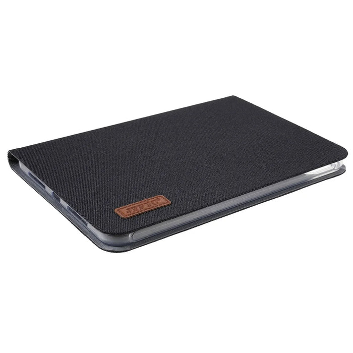 JFPTC Cloth Texture Auto-Absorbed PU Leather Tablet Protective Case Shell for iPad mini (2024) / mini (2021) - Black - 4