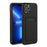 Soft TPU Phone Back Case Cover with Single Card Slot for iPhone 13 Pro 6.1 inch - Black - 1