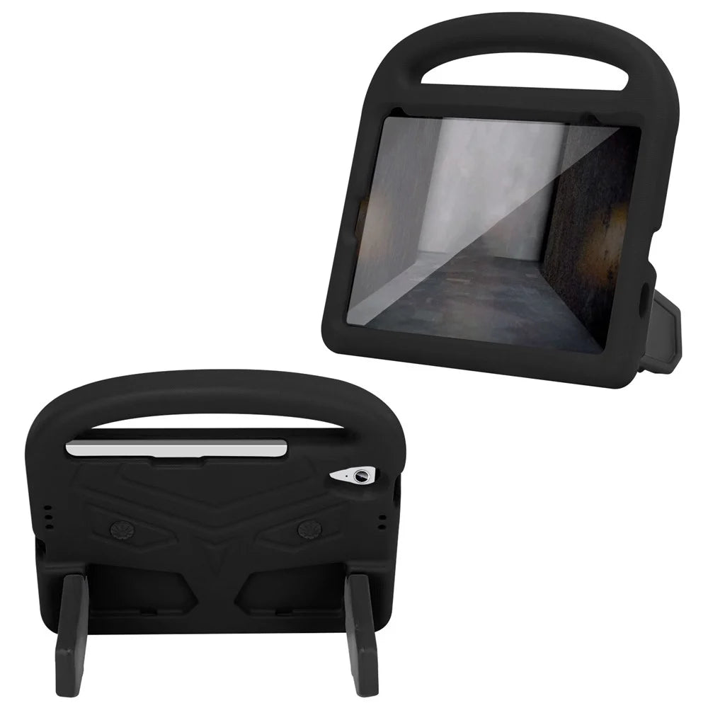 Sparrow Style Portable Handle EVA Tablet Case Shell Cover Protector with Kickstand for iPad mini (2024) / mini (2021) - Black - 6