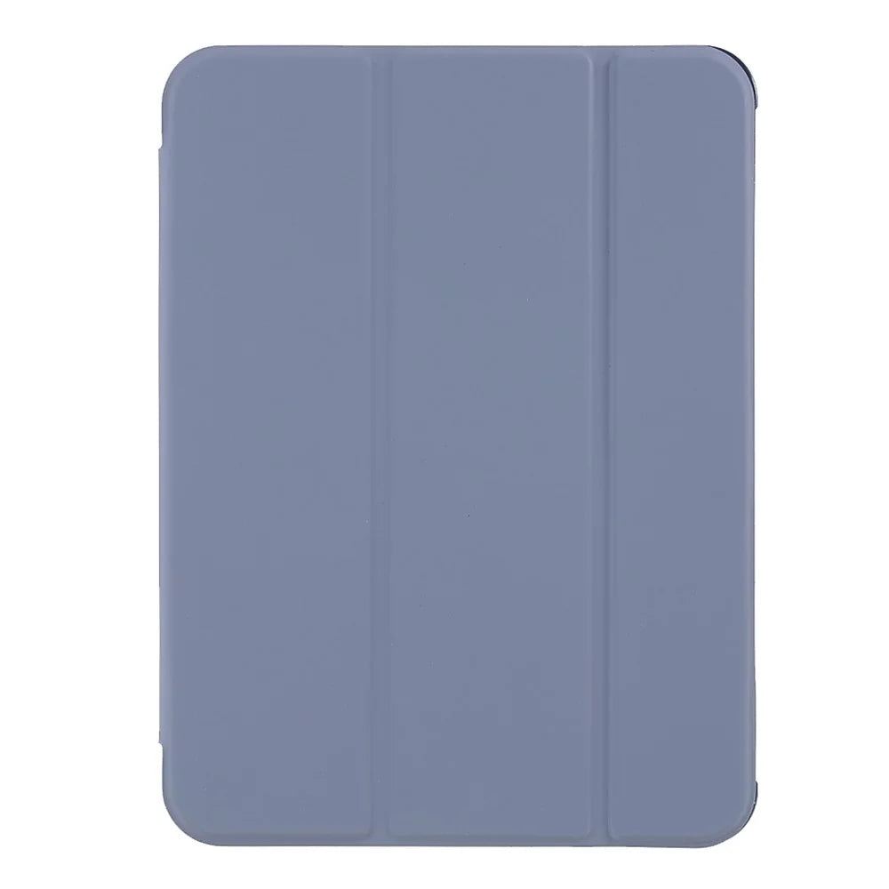 Tripod Stand PU Leather+TPU Tablet Protective Case Shell with Pen Slot for iPad mini (2024) / mini (2021) - Purple - 2