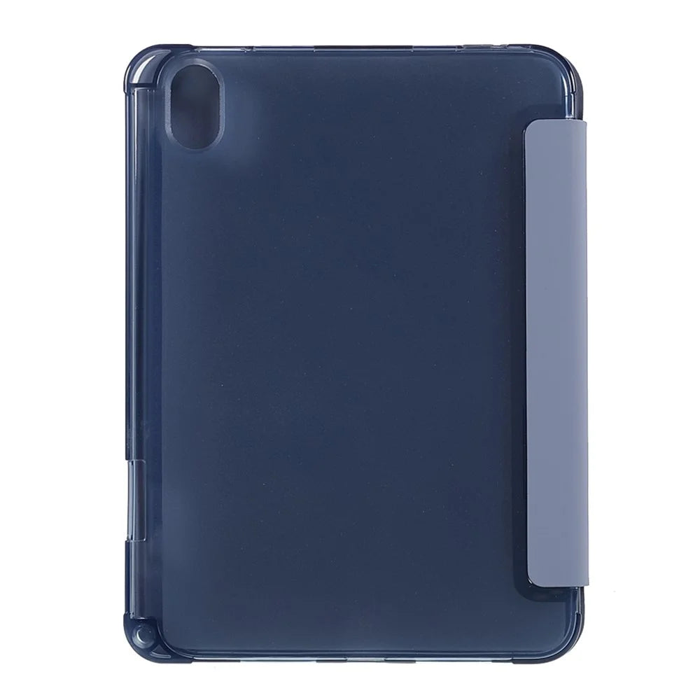 Tripod Stand PU Leather+TPU Tablet Protective Case Shell with Pen Slot for iPad mini (2024) / mini (2021) - Purple - 4