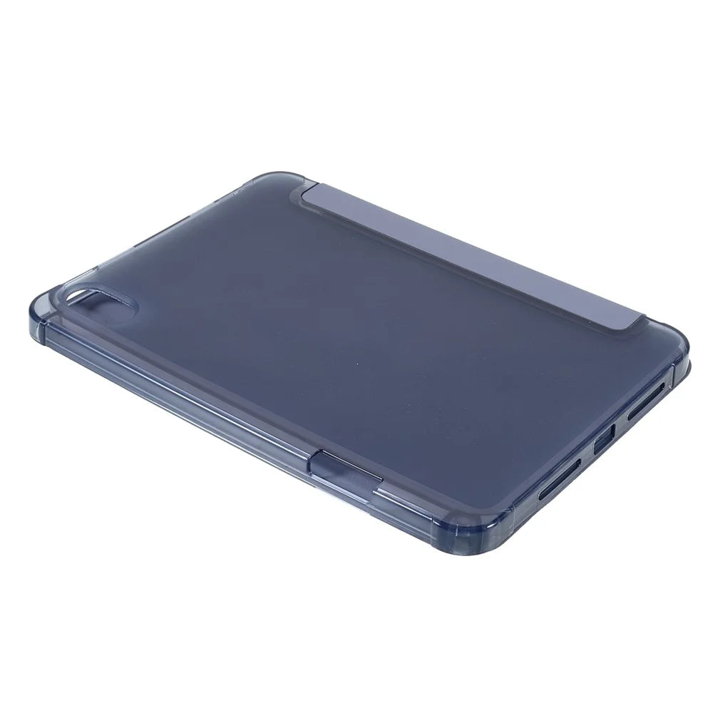 Tripod Stand PU Leather+TPU Tablet Protective Case Shell with Pen Slot for iPad mini (2024) / mini (2021) - Purple - 6