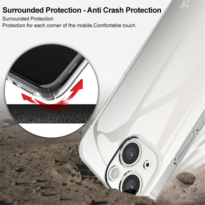 IMAK Crystal Case II Pro Transparent Thin Slim Hard PC Protective Phone for iPhone 13 6.1 inch - 6