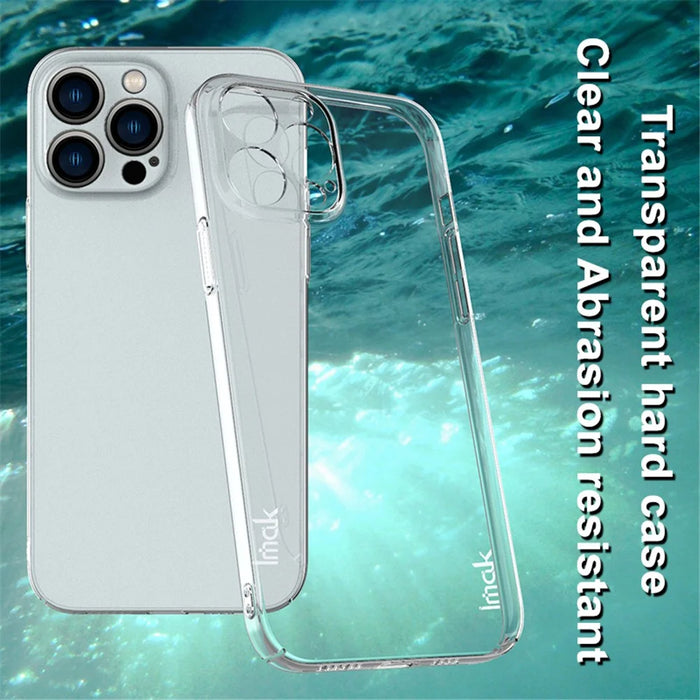 IMAK Crystal Case II Pro Anti-Scratch Clear Hard PC Back Case for iPhone 13 Pro 6.1 inch - 3