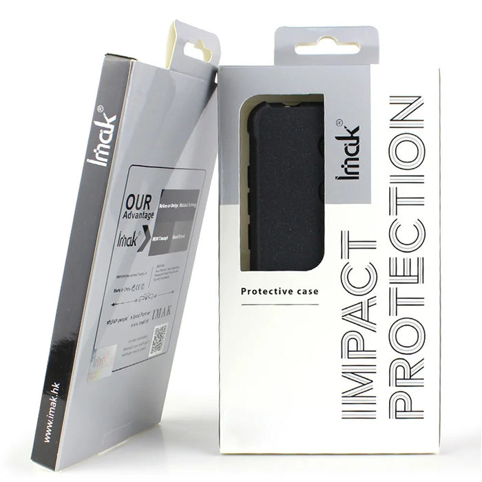 IMAK Four-Corner Airbag Armor Shockproof Anti-Scratch Soft TPU Phone Case with Screen Protector for iPhone 13 mini 5.4 inch - Transparent - 7